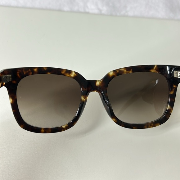 MCM Tortoiseshell Cat Eye Sunglasses with Dark Lenses & Hard Case main image 9